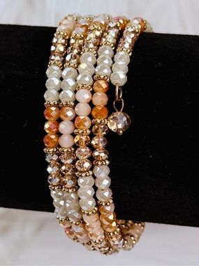 Super pretty small, reflective costume wrap bracelet